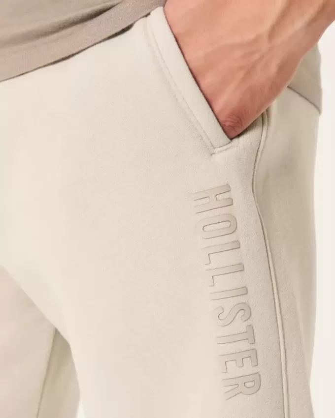 Lässige Fleece-Jogginghose mit Logo