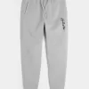 Lässige Fleece-Jogginghose mit Logo Lässige Fleece-Jogginghose mit Logo