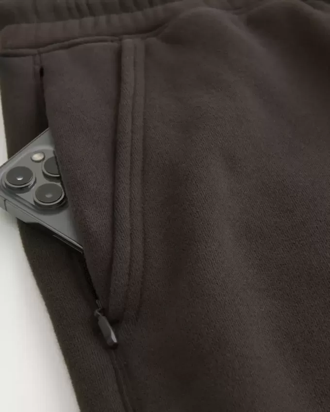 Lässige Fleece-Jogginghose mit Logo