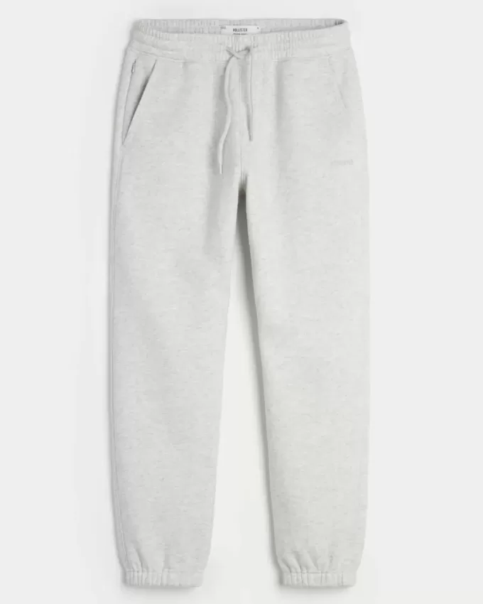Lässige Fleece-Jogginghose mit Logo