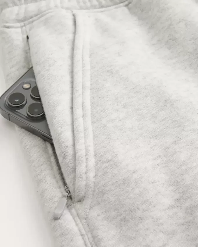 Lässige Fleece-Jogginghose mit Logo