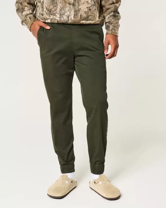 Lässige Twill-Jogginghose Lässige Twill-Jogginghose