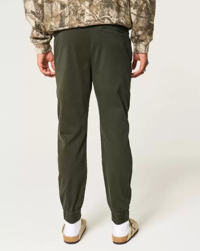 Lässige Twill-Jogginghose Lässige Twill-Jogginghose