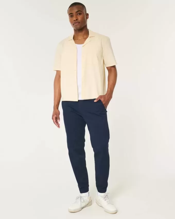 Lässige Twill-Jogginghose Lässige Twill-Jogginghose