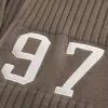 Lässiger Pullover mit Reißverschluss und Zahlengrafik