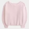 Lässiger schulterfreier Pullover