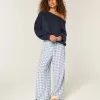 Lässiger schulterfreier Pullover