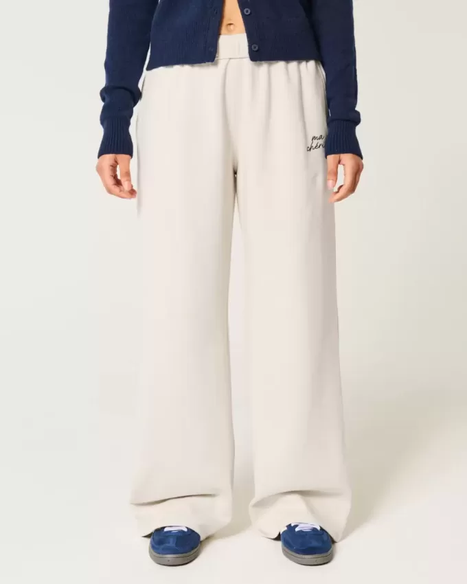 Ma Chérie – Jogginghose mit weitem Bein und Grafik Ma Chérie – Jogginghose mit weitem Bein und Grafik