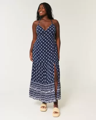 Maxikleid mit offenem Rücken