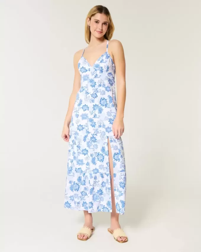 Maxikleid mit offenem Rücken Maxikleid mit offenem Rücken