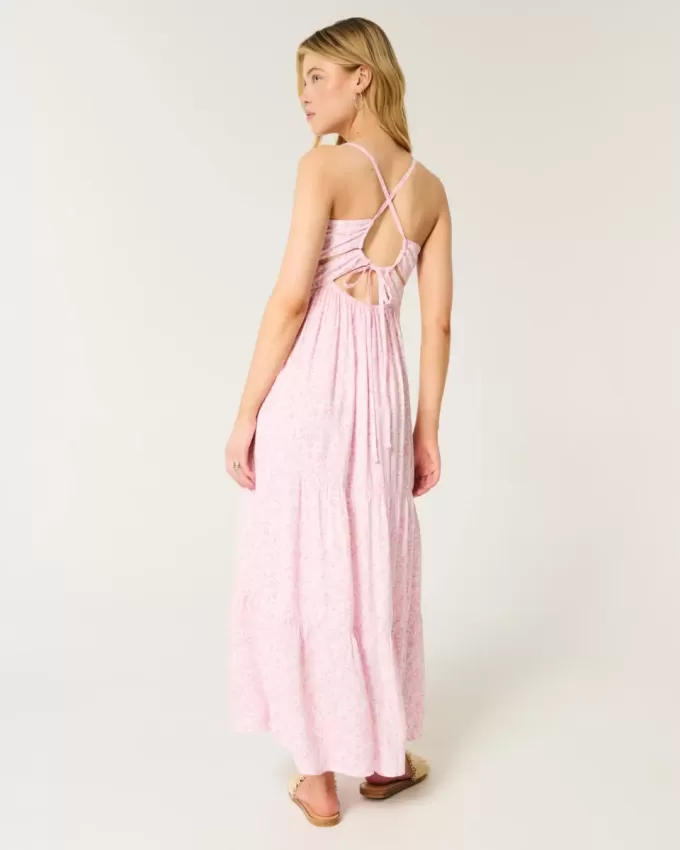 Maxikleid mit offenem Rücken Maxikleid mit offenem Rücken