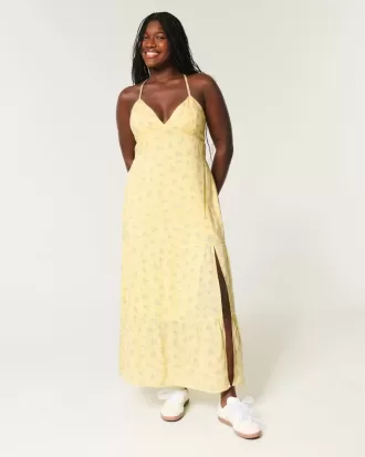 Maxikleid mit offenem Rücken
