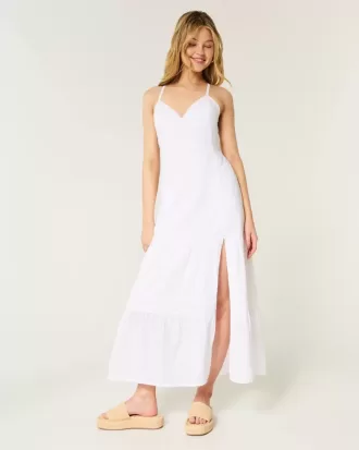 Maxikleid mit offenem Rücken
