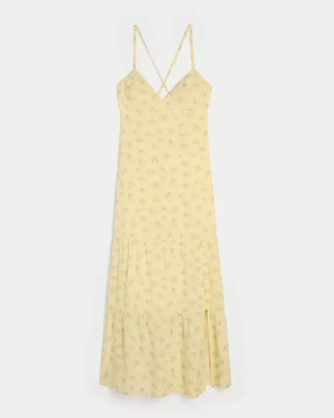 Maxikleid mit offenem Rücken Maxikleid mit offenem Rücken