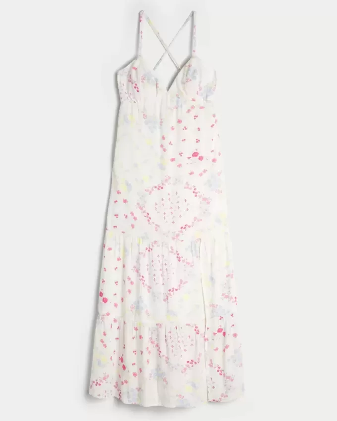 Maxikleid mit offenem Rücken Maxikleid mit offenem Rücken