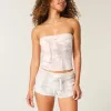 Mini-Shorts aus Fleece mit Camouflage-Muster Mini-Shorts aus Fleece mit Camouflage-Muster