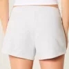 Mini-Shorts aus Fleece mit Sterngrafik Mini-Shorts aus Fleece mit Sterngrafik