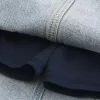 Mini-Skort aus hell gewaschenem Denim