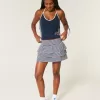 Mini-Skort aus Rüschenstrick Mini-Skort aus Rüschenstrick