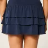 Mini-Skort aus Rüschenstrick Mini-Skort aus Rüschenstrick