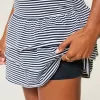 Mini-Skort aus Rüschenstrick Mini-Skort aus Rüschenstrick