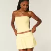 Mini-Skort aus Strick mit Umschlag Mini-Skort aus Strick mit Umschlag