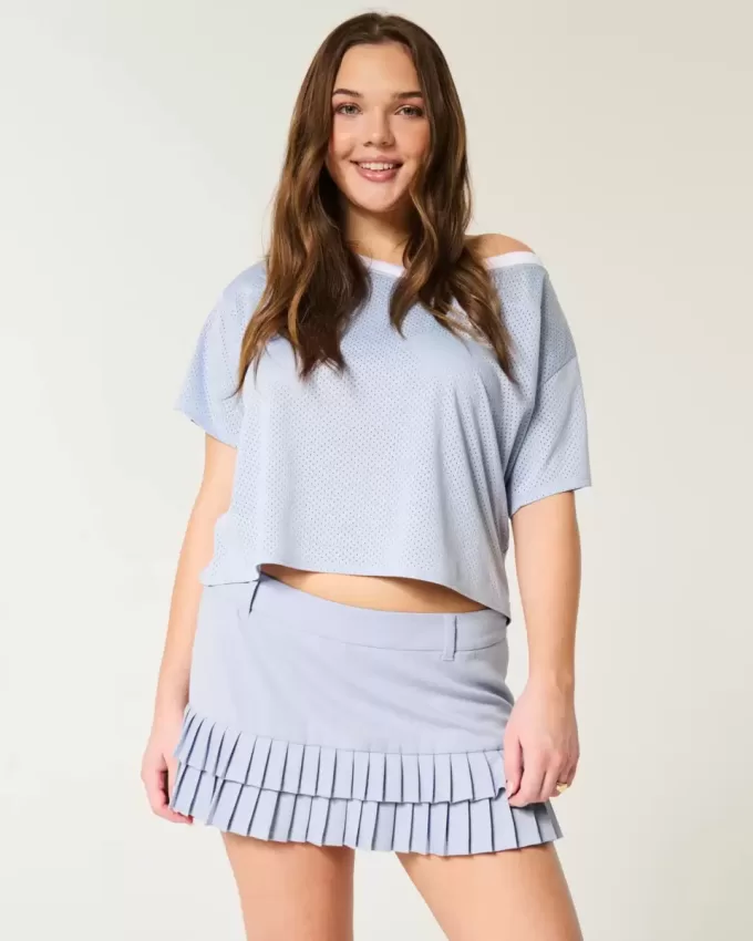 Mini-Skort mit Mikrofalten