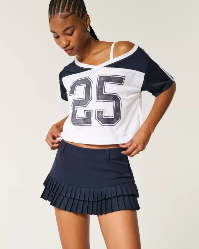 Mini-Skort mit Mikrofalten