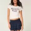 Mini-Skort mit Stufenrüschen