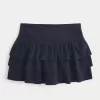Mini-Skort mit Stufenrüschen