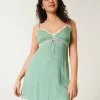 Mini-Slipkleid mit Spitzendetail