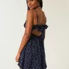 Mini-Slipkleid mit Spitzendetail