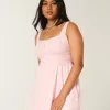 Minikleid mit Knopfleiste vorne
