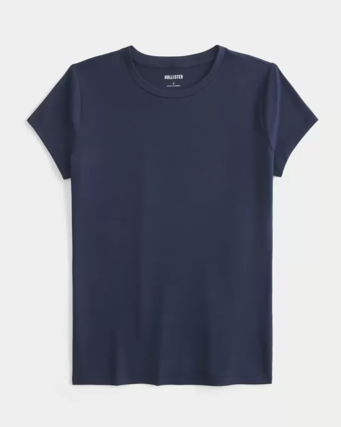 Nahtloses Stoff-Crew-Baby-T-Shirt