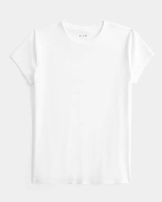 Nahtloses Stoff-Crew-Baby-T-Shirt