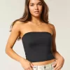Nahtloses Tube-Top aus weichem Stretch-Stoff Nahtloses Tube-Top aus weichem Stretch-Stoff