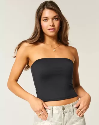 Nahtloses Tube-Top aus weichem Stretch-Stoff
