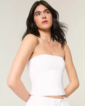 Nahtloses Tube-Top aus weichem Stretch-Stoff