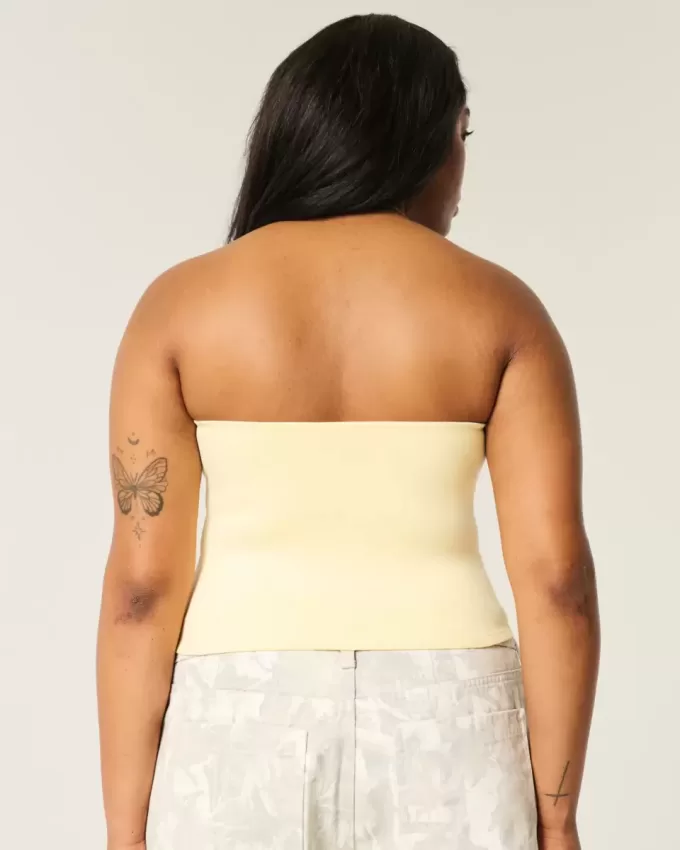 Nahtloses Tube-Top aus weichem Stretch-Stoff Nahtloses Tube-Top aus weichem Stretch-Stoff