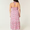 Neckholder-Maxikleid
