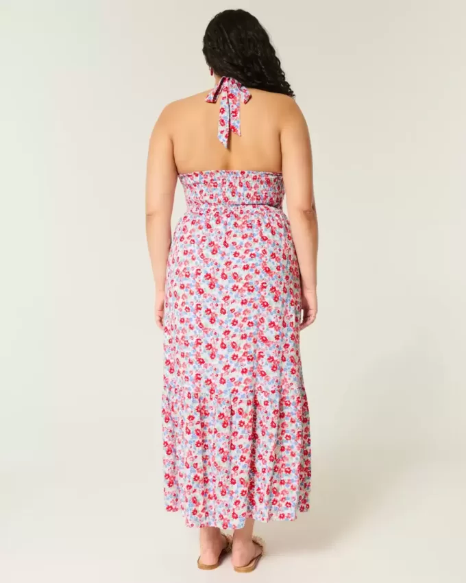 Neckholder-Maxikleid