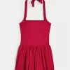 Neckholder-Mini-Bubble-Skort-Kleid Neckholder-Mini-Bubble-Skort-Kleid