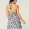 Neckholder-Minikleid mit offenem Rücken