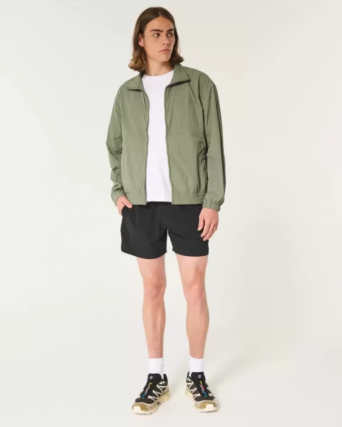 Nylonjacke mit Reißverschluss