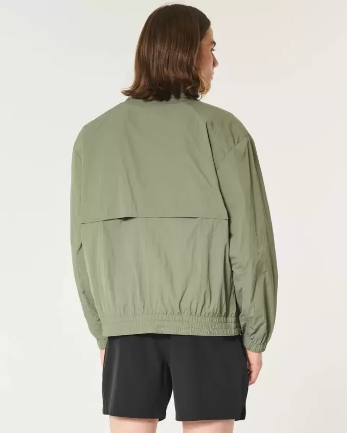 Nylonjacke mit Reißverschluss