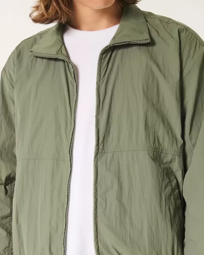 Nylonjacke mit Reißverschluss