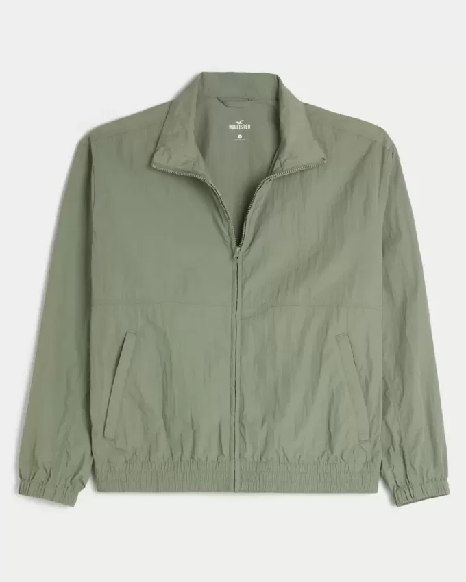 Nylonjacke mit Reißverschluss