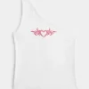 One-Shoulder-Tanktop mit Herz-Grafik One-Shoulder-Tanktop mit Herz-Grafik