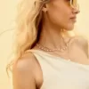 One-Shoulder-Top aus Leinenmischung One-Shoulder-Top aus Leinenmischung