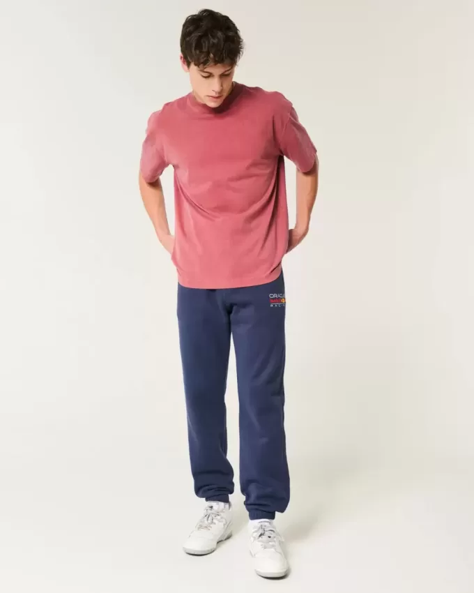 Oracle Red Bull Racing – Lockere Fleece-Jogginghose mit Grafik Oracle Red Bull Racing – Lockere Fleece-Jogginghose mit Grafik